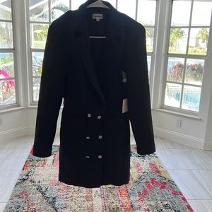 Superdown Madeline blazer dress navy XS NWT